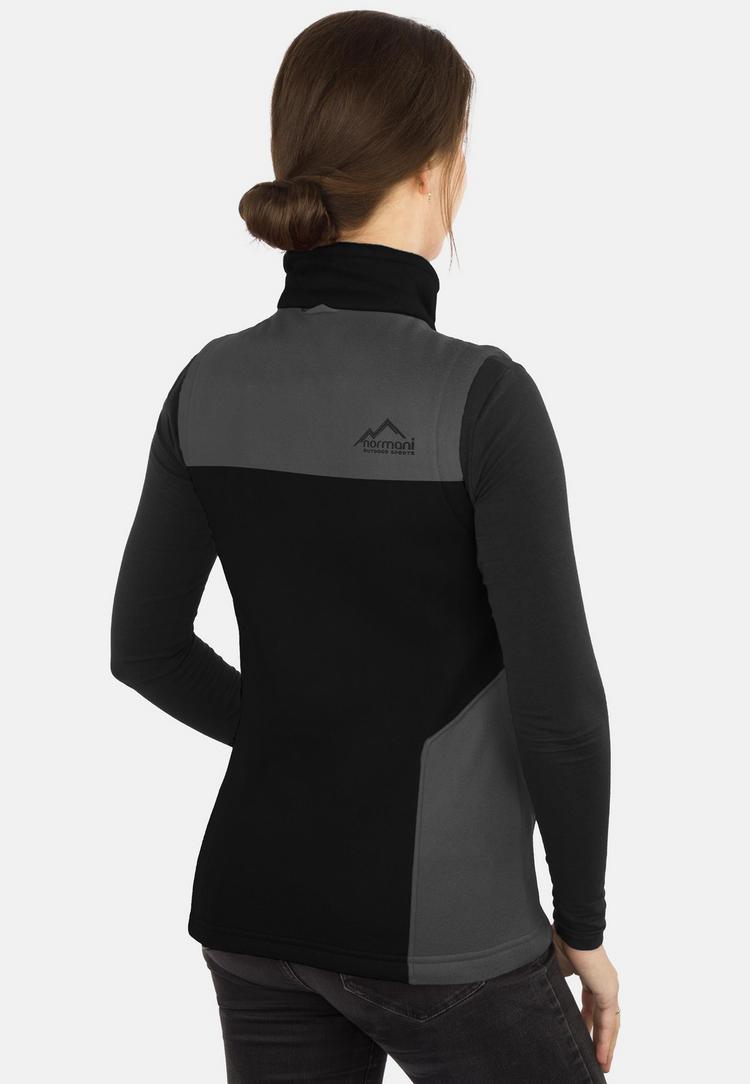 normani Outdoor Sports normani Outdoor Sports Barrie Fleeceweste Damen - Schwarz - 1 | SportScheck