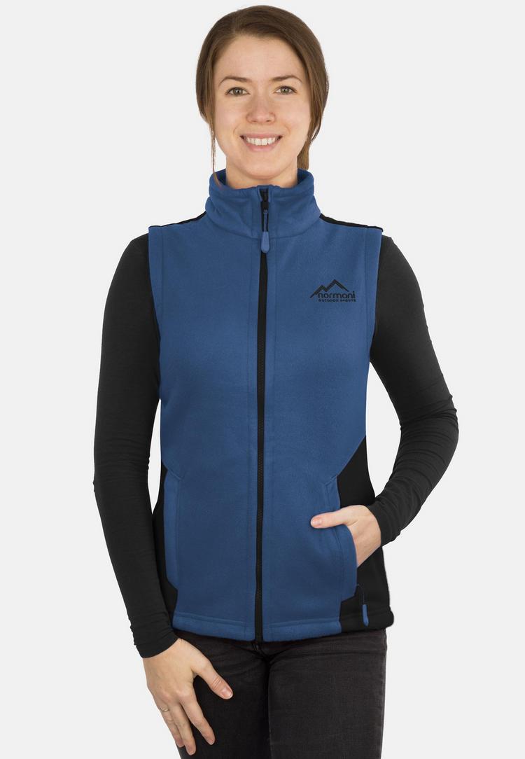 normani Outdoor Sports normani Outdoor Sports Barrie Fleeceweste Damen - Navy - 0 | SportScheck
