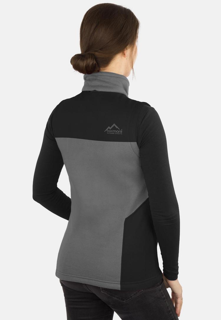 normani Outdoor Sports normani Outdoor Sports Barrie Fleeceweste Damen - Grau - 1 | SportScheck
