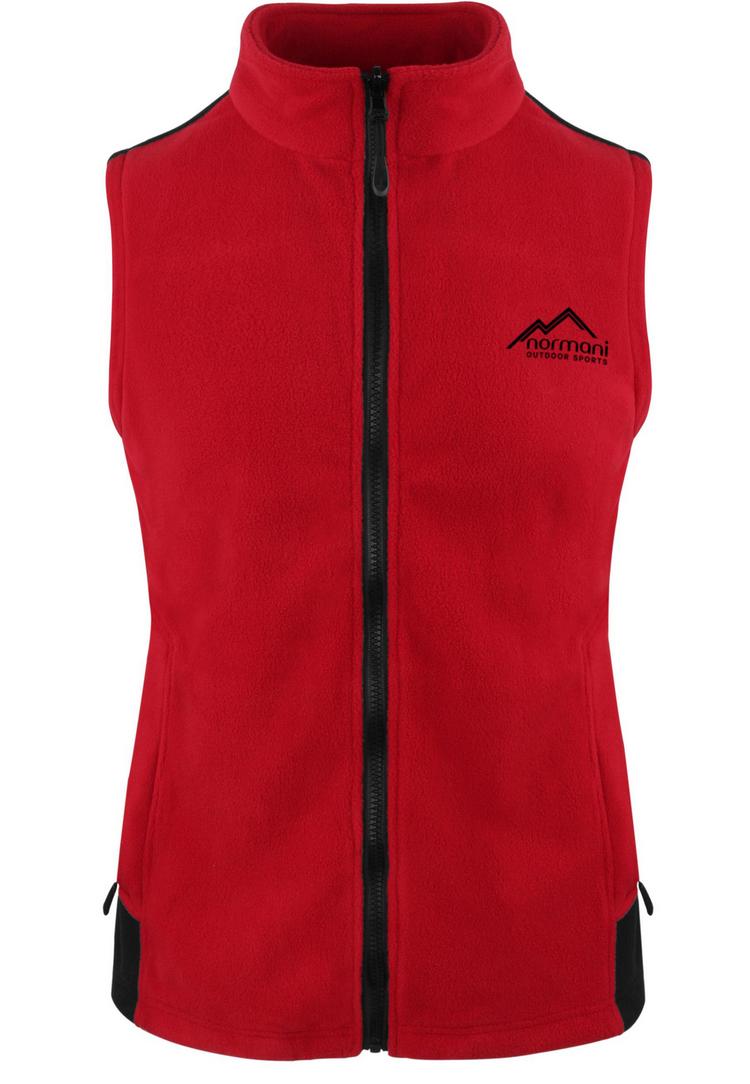 normani Outdoor Sports normani Outdoor Sports Barrie Fleeceweste Damen - Rot - 0 | SportScheck