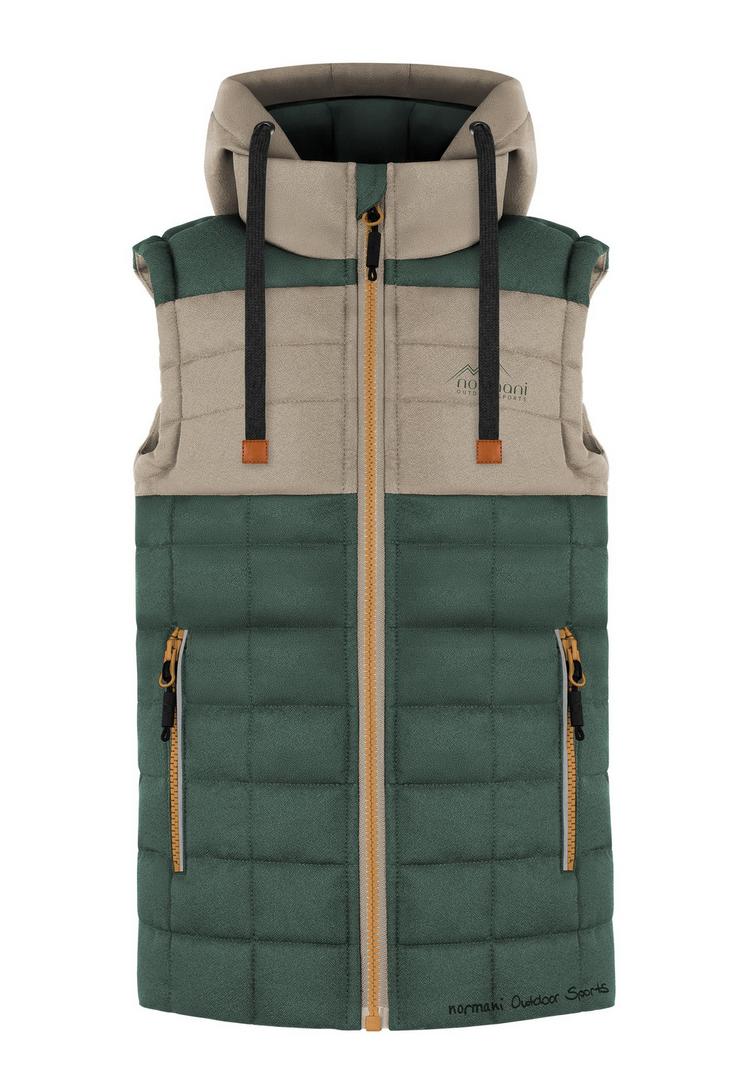 normani Outdoor Sports normani Outdoor Sports Larvik Steppweste Kinder - Beige - 0 | SportScheck