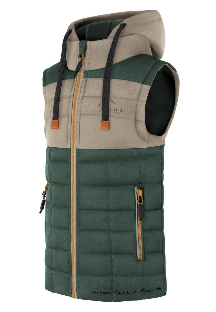 normani Outdoor Sports normani Outdoor Sports Larvik Steppweste Kinder - Beige - 0 | SportScheck