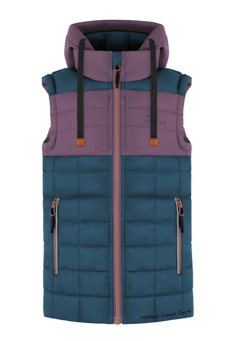 normani Outdoor Sports normani Outdoor Sports Larvik Steppweste Kinder - Lila - 0 | SportScheck
