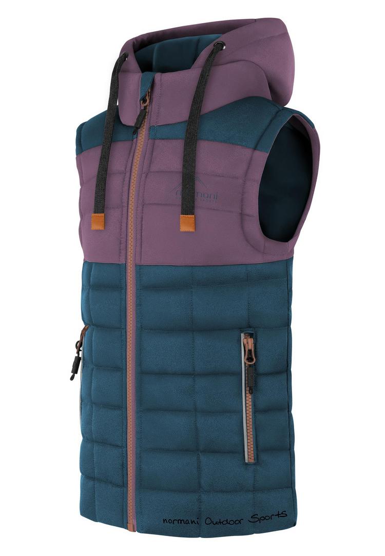 normani Outdoor Sports normani Outdoor Sports Larvik Steppweste Kinder - Lila - 0 | SportScheck