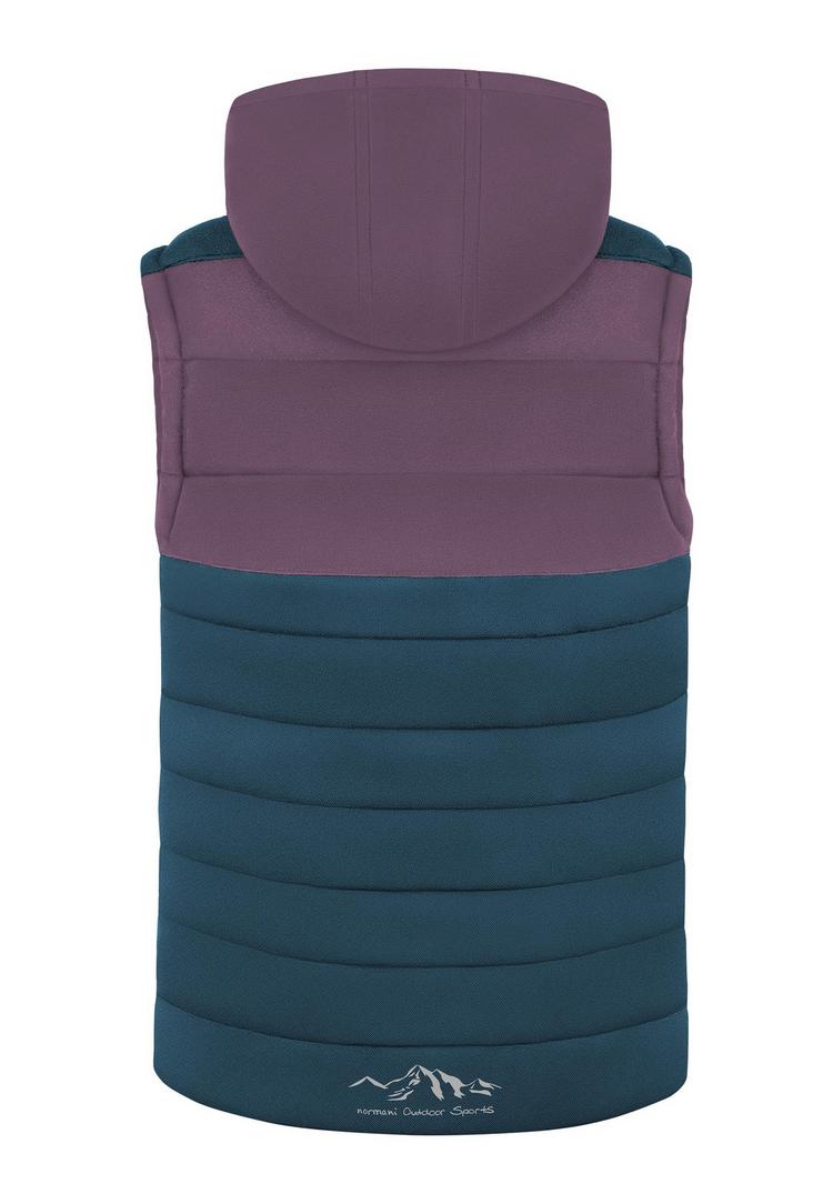 normani Outdoor Sports normani Outdoor Sports Larvik Steppweste Kinder - Lila - 0 | SportScheck