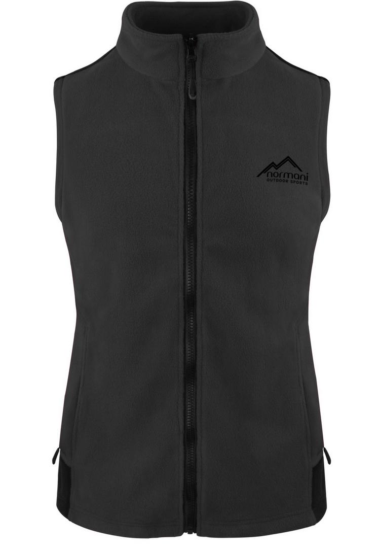 normani Outdoor Sports normani Outdoor Sports Barrie Fleeceweste Damen - Anthrazit - 0 | SportScheck
