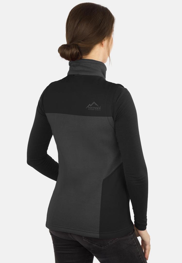 normani Outdoor Sports normani Outdoor Sports Barrie Fleeceweste Damen - Anthrazit - 1 | SportScheck