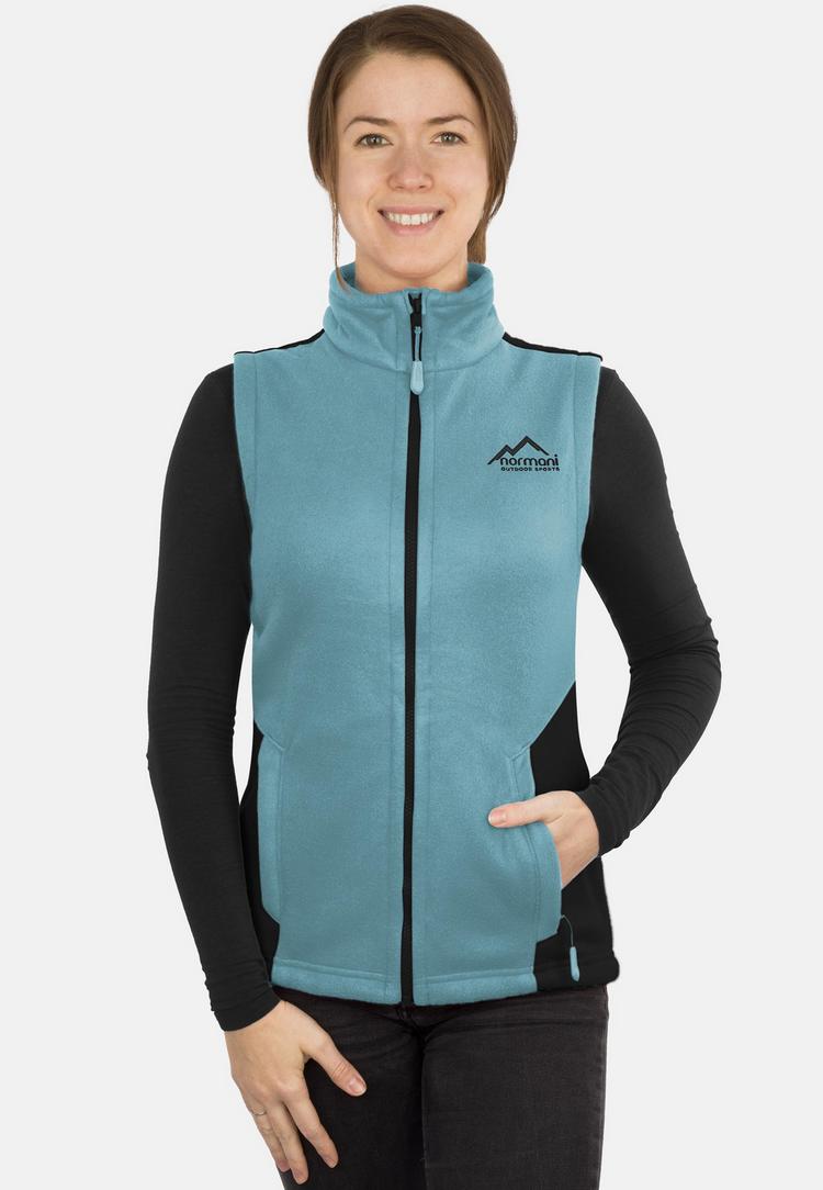 normani Outdoor Sports normani Outdoor Sports Barrie Fleeceweste Damen - Blau - 0 | SportScheck