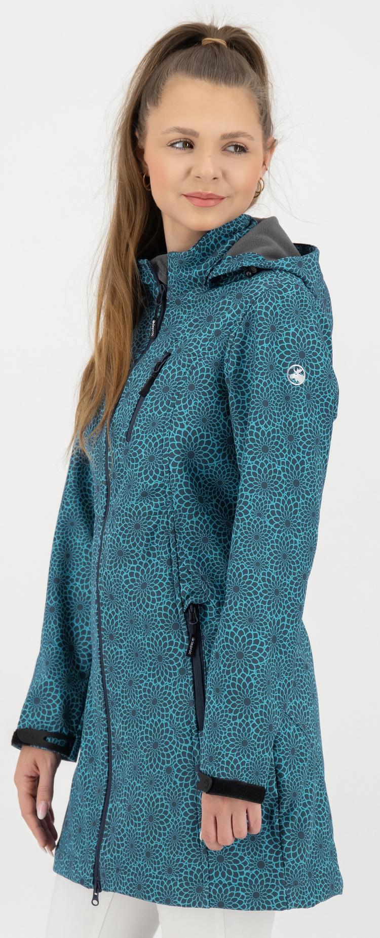 DEPROC active DEPROC active SHELBY X LONG Softshelljacke Damen - navy print - 2 | SportScheck