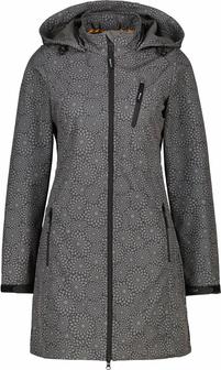 DEPROC active SHELBY X LONG Softshelljacke Damen - black print