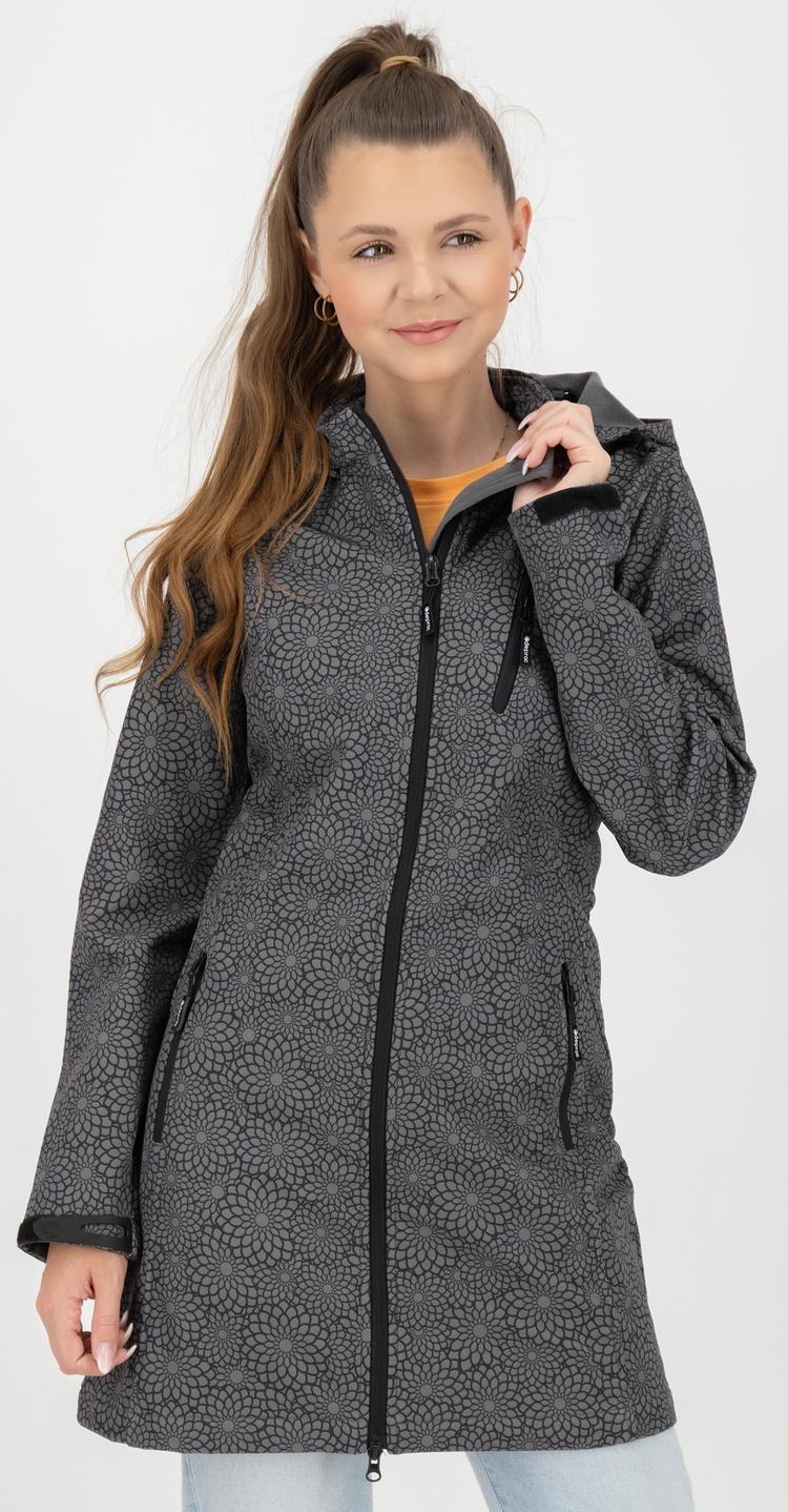 DEPROC active DEPROC active SHELBY X LONG Softshelljacke Damen - black print - 0 | SportScheck
