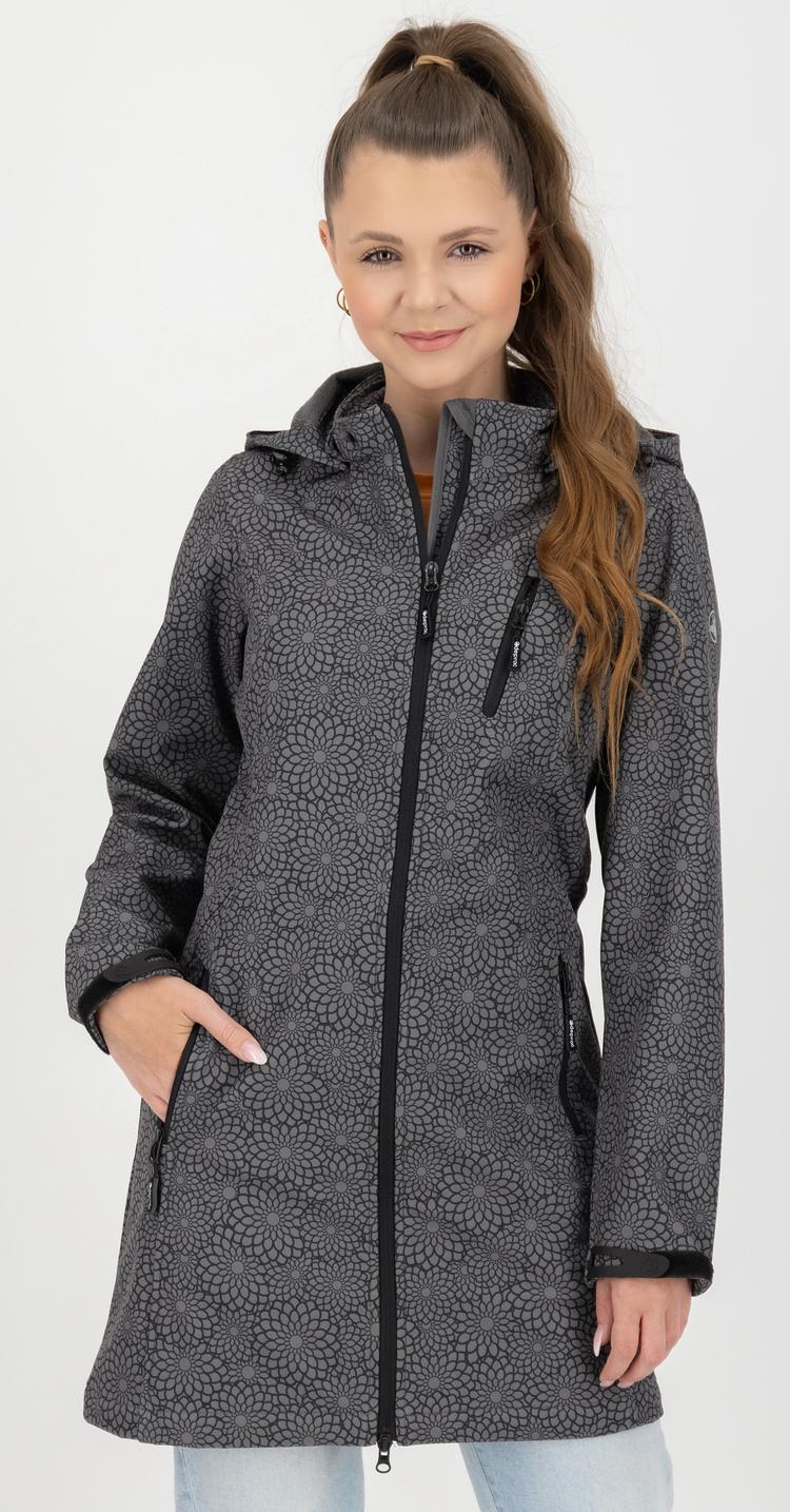 DEPROC active DEPROC active SHELBY X LONG Softshelljacke Damen - black print - 2 | SportScheck