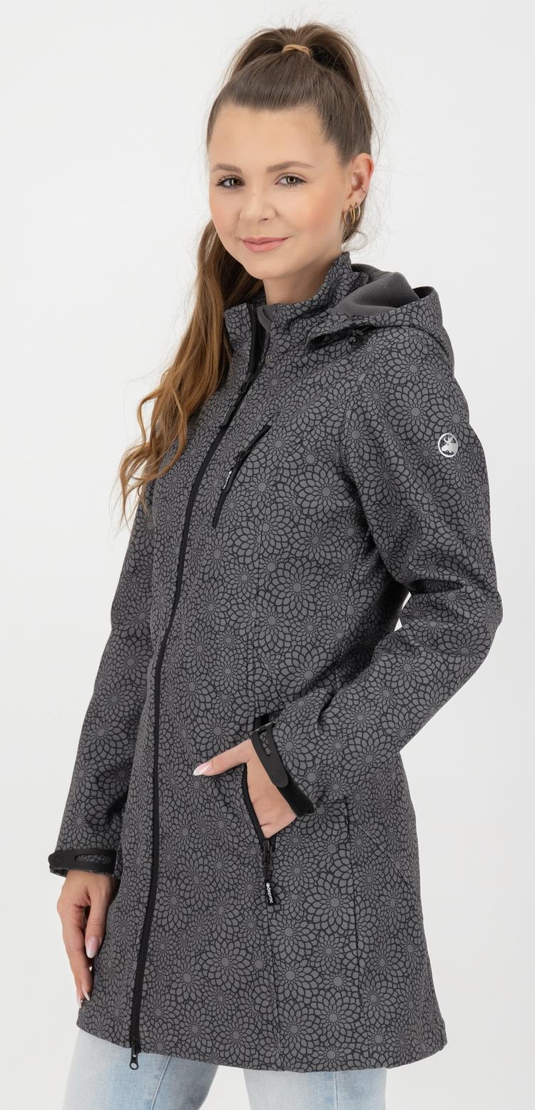 DEPROC active DEPROC active SHELBY X LONG Softshelljacke Damen - black print - 4 | SportScheck