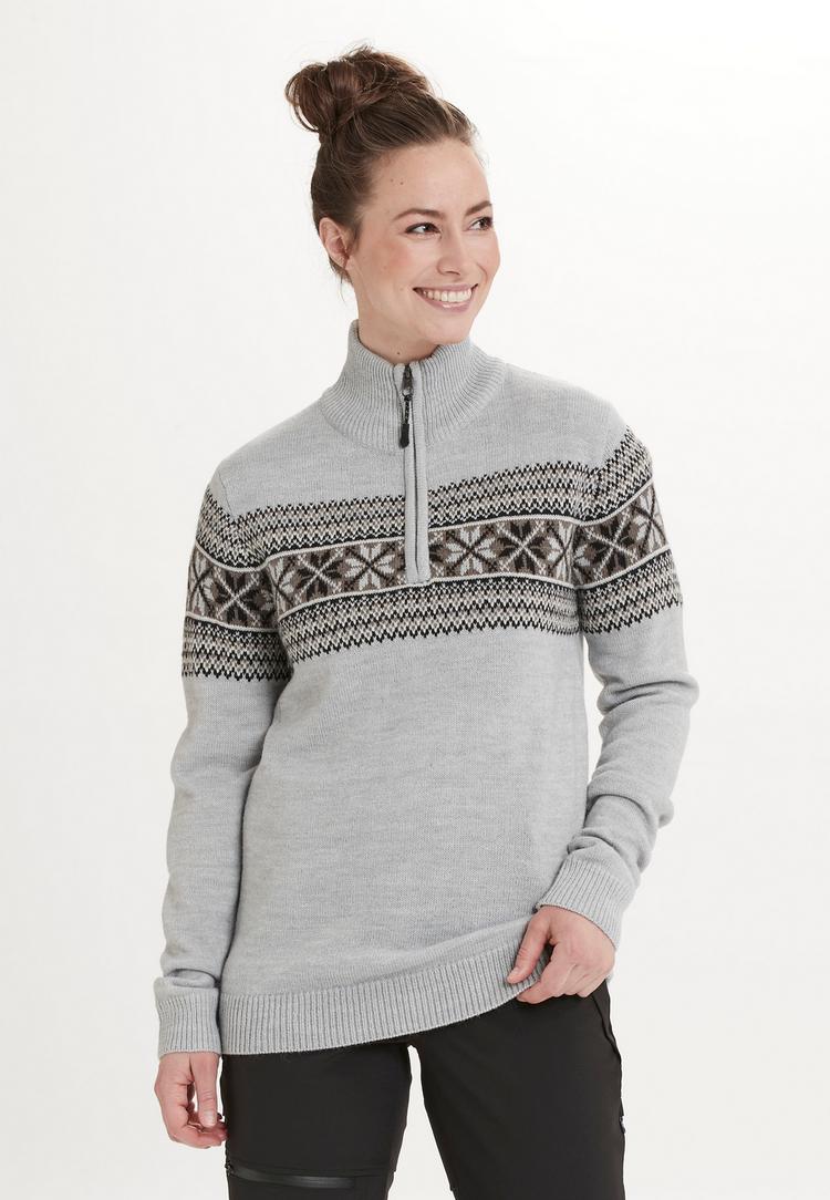 Whistler Whistler Flash Strickpullover Damen - 1005 Light Grey Melange - 1 | SportScheck