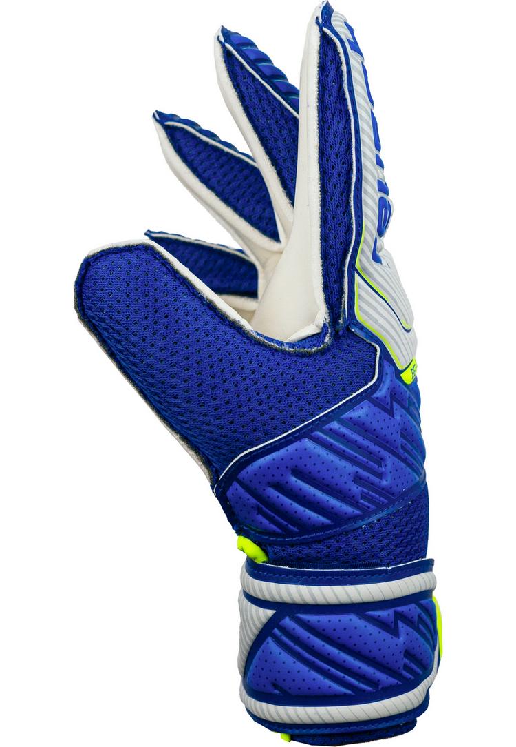 Reusch Reusch Attrakt Solid Junior Torwarthandschuhe Kinder - vapor gray/deep blue - 1 | SportScheck
