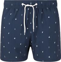 Cruz Werner Badehose Herren - Print 3608 Navy sailor