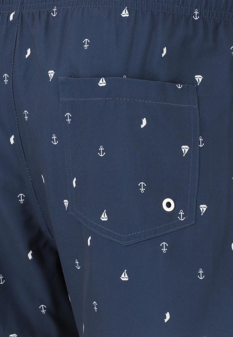 Cruz Cruz Werner Badehose Herren - Print 3608 Navy sailor - 0 | SportScheck
