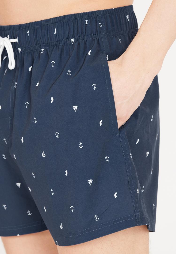 Cruz Cruz Werner Badehose Herren - Print 3608 Navy sailor - 1 | SportScheck