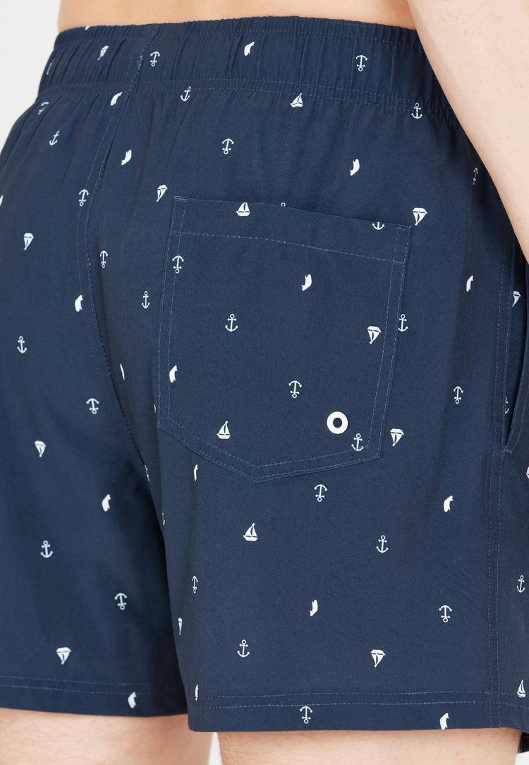 Cruz Cruz Werner Badehose Herren - Print 3608 Navy sailor - 2 | SportScheck
