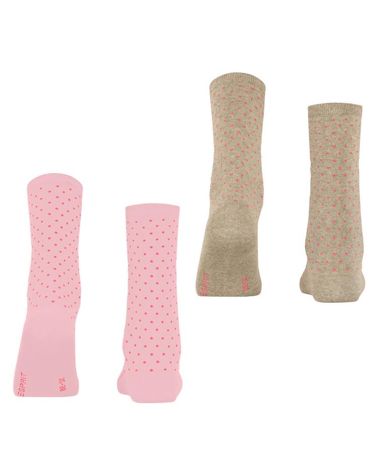 ESPRIT ESPRIT Fine Dot  2-Pack Socken Damen - sortiment (0050) - 0 | SportScheck