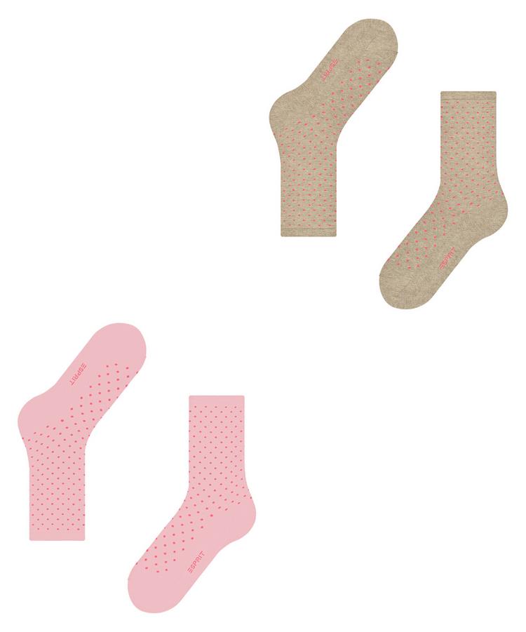 ESPRIT ESPRIT Fine Dot  2-Pack Socken Damen - sortiment (0050) - 2 | SportScheck