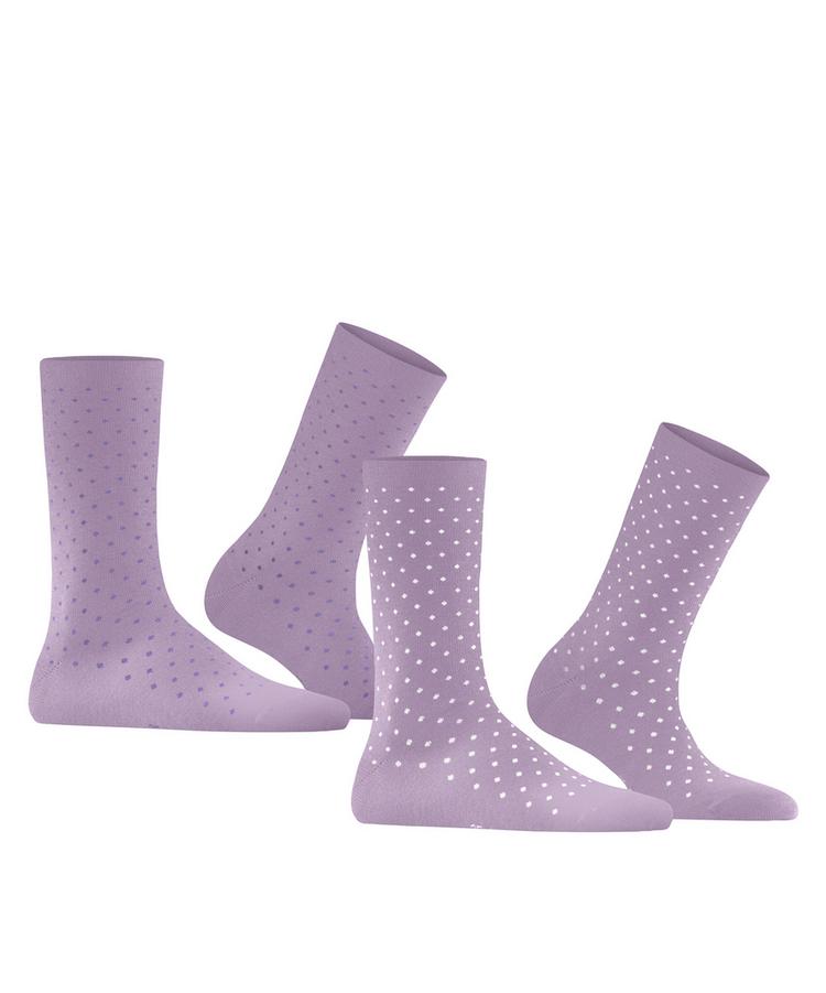 ESPRIT ESPRIT Fine Dot  2-Pack Socken Damen - Mauve (6904) - 0 | SportScheck