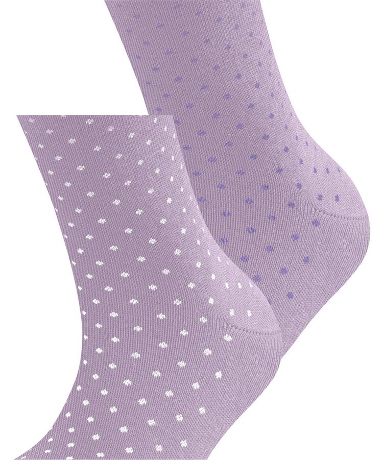 ESPRIT ESPRIT Fine Dot  2-Pack Socken Damen - Mauve (6904) - 1 | SportScheck