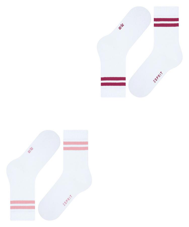ESPRIT ESPRIT Tennis Stripe SO  2-Pack Socken Damen - sortiment (0050) - 2 | SportScheck