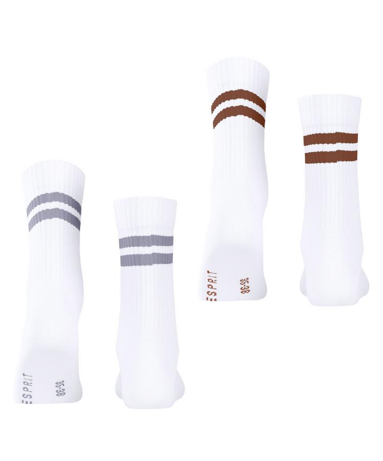 ESPRIT ESPRIT Tennis Stripe 2-Pack Socken Damen - raw white (2090) - 0 | SportScheck