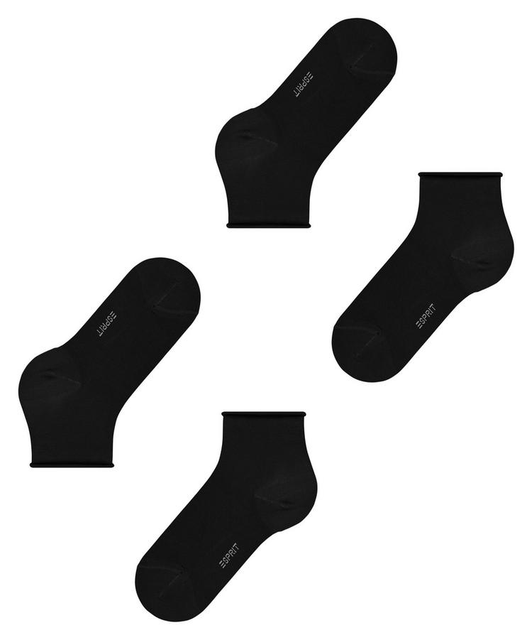 ESPRIT ESPRIT Basic Pure SSO 2-Pack Socken Damen - black (3000) - 2 | SportScheck