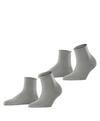 ESPRIT Basic Pure SSO 2-Pack Socken Damen - light grey (3400)