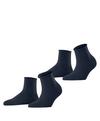 ESPRIT Basic Pure SSO 2-Pack Socken Damen - space blue (6116)