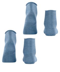 Rückansicht von ESPRIT Basic Pure SSO 2-Pack Freizeitsocken Damen jeans mel. (6458)