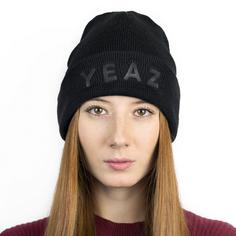 Rückansicht von YEAZ WYLD Beanie Eclipse Black