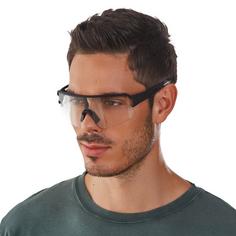 Rückansicht von YEAZ SUNSPOT Sportbrille Shadow Black
