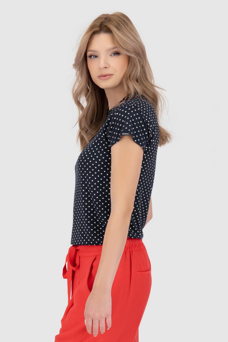 ALIFE AND KICKIN ALIFE AND KICKIN MalisaAK T-Shirt Damen - marine dots - 1 | SportScheck