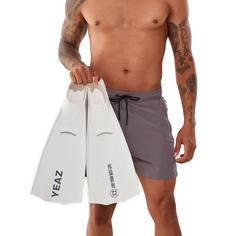 Rückansicht von YEAZ OCEAN VIBES FINS Flossen Damen White Focus