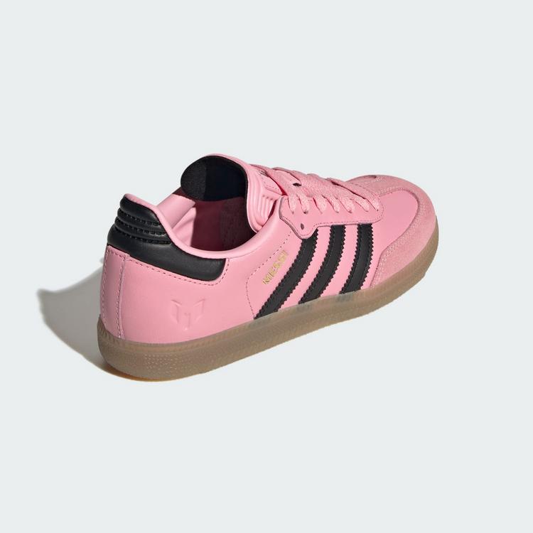 adidas adidas Samba Messi Kids Schuh Fu&szlig;ballschuhe Kinder - Light Pink / Core Black / Gum - 3 | SportScheck