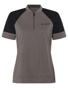 VAUDE Women's Altissimo Q-Zip Shirt T-Shirt Damen coconut