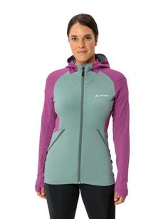 Rückansicht von VAUDE Women's Scopi Fleece Jacket Outdoorjacke Damen dusty fern