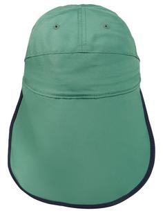 Rückansicht von VAUDE Kids Sahara Cap IV Hut Kinder woodland/dark sea