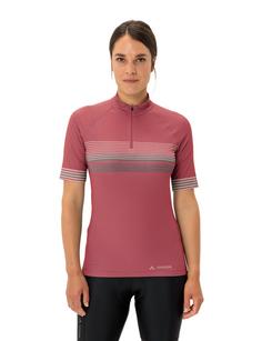 Rückansicht von VAUDE Women's Posta HZ Tricot II Fahrradtrikot Damen brick