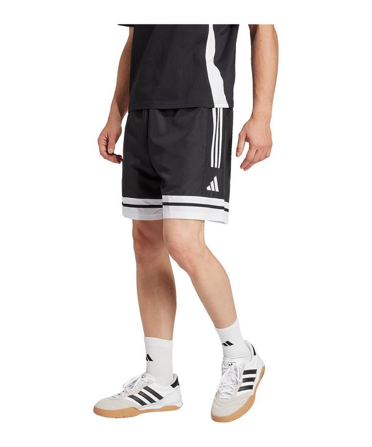 adidas adidas Squadra 25 Downtime Short Fu&szlig;ballshorts Herren - schwarzweiss - 1 | SportScheck