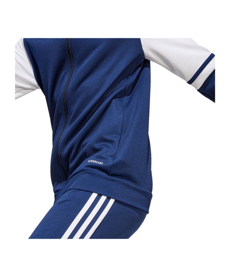 adidas adidas Squadra 25 Kapuzenjacke Kids Funktionssweatshirt Kinder - blauweiss - 1 | SportScheck