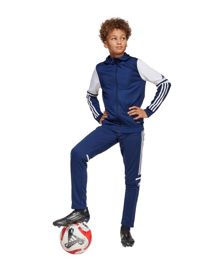 adidas adidas Squadra 25 Kapuzenjacke Kids Funktionssweatshirt Kinder - blauweiss - 2 | SportScheck