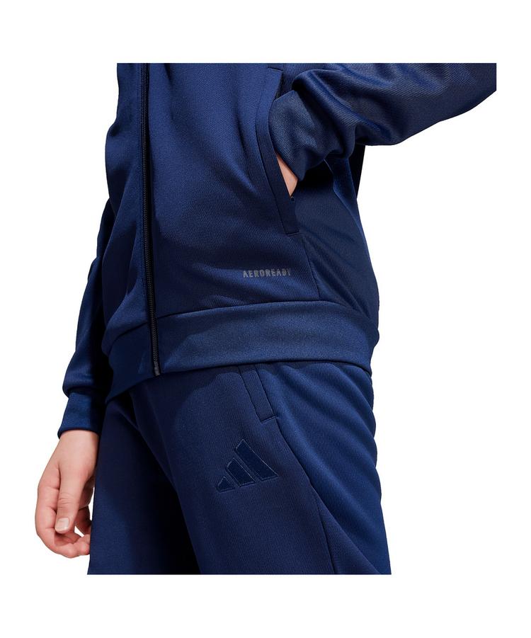adidas adidas Tiro 25 Travel Kapuzenjacke Kids Trainingsjacke Kinder - blau - 3 | SportScheck