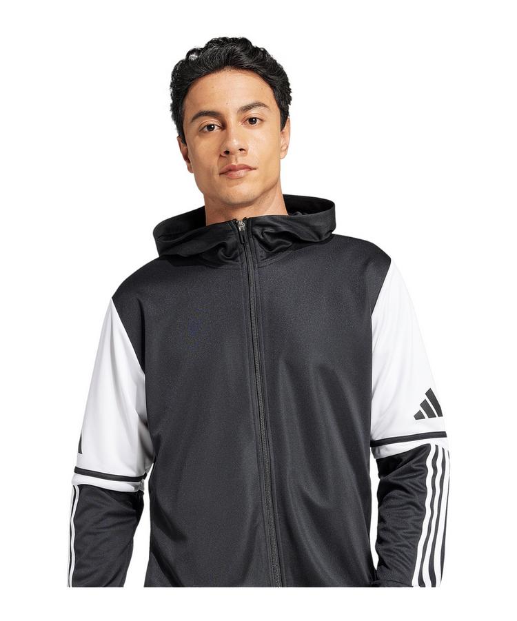 adidas adidas Squadra 25 Kapuzenjacke Funktionssweatshirt Herren - schwarzweiss - 0 | SportScheck