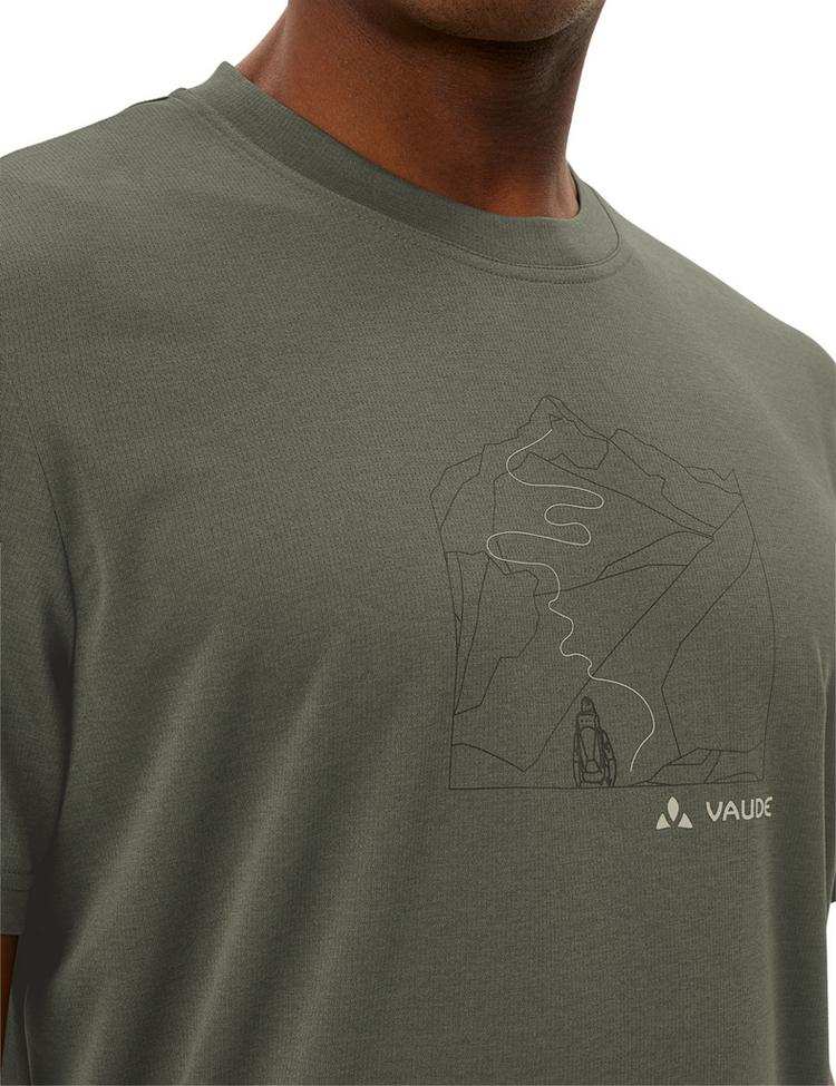 VAUDE VAUDE SE Men's Ossola Print T-Shirt T-Shirt Herren - khaki - 0 | SportScheck