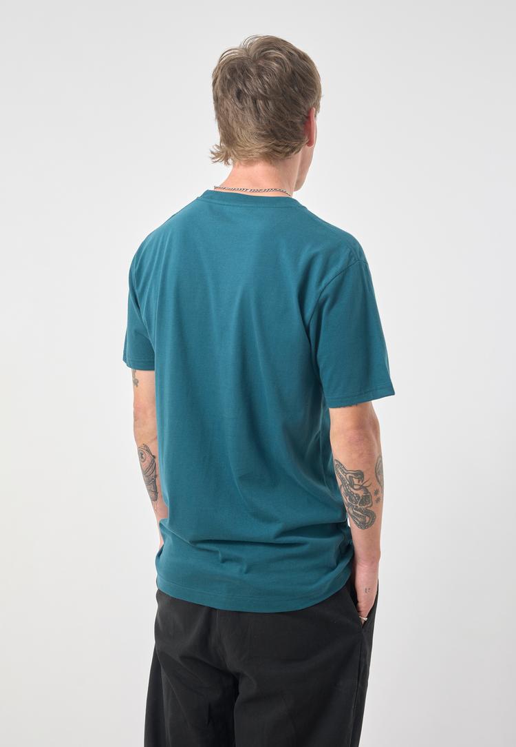 Cleptomanicx Cleptomanicx Ligull Regular T-Shirt Herren - Dark Sea - 2 | SportScheck