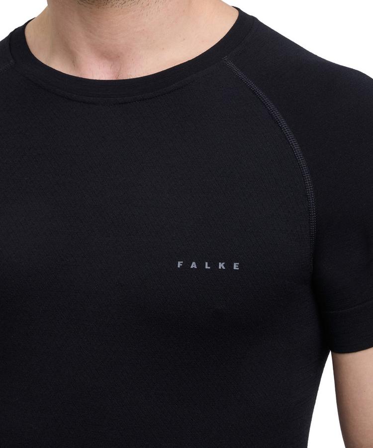 Falke Falke Light Shortsl. Shirt Regular Funktionsshirt Herren - black (3000) - 3 | SportScheck